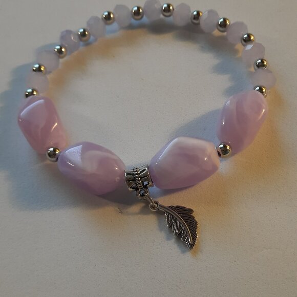 Handmade Jewelry - Brand New Stone And Beads Elastic Bracelets